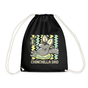 Chinchilla Papa - Sac de sport léger - noir - Devant