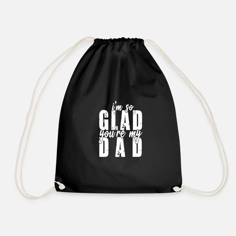 Father to father - Drawstring Bag - black