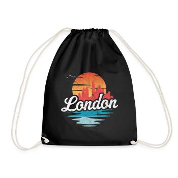 London City - Drawstring Bag - black - Front