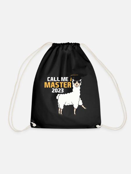 Call me Master 2023 - Turnbeutel - Schwarz