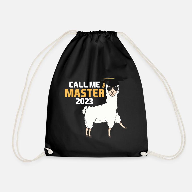 Call me Master 2023 - Turnbeutel - Schwarz