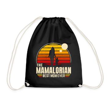 The MAMALORIAN - maman - Vintage Orange - Sac de sport léger - noir - Devant