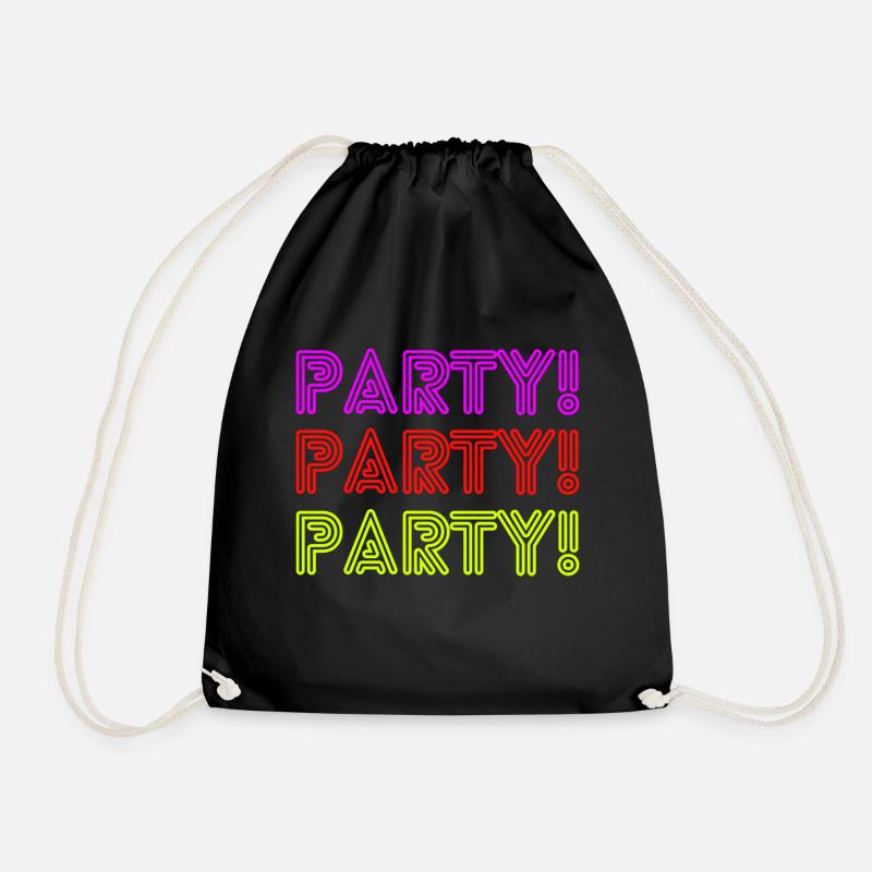 Party 1 - Turnbeutel - Schwarz