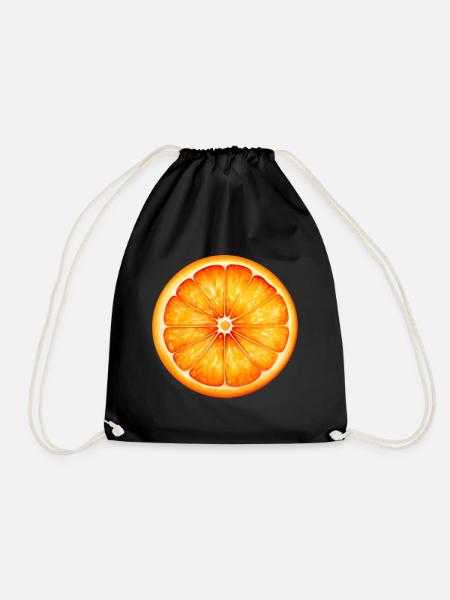 Orange für einen Orange Liebhaber - Turnbeutel - Schwarz