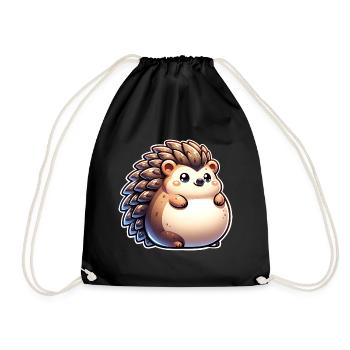 Hérisson - Sac de sport léger - noir - Devant