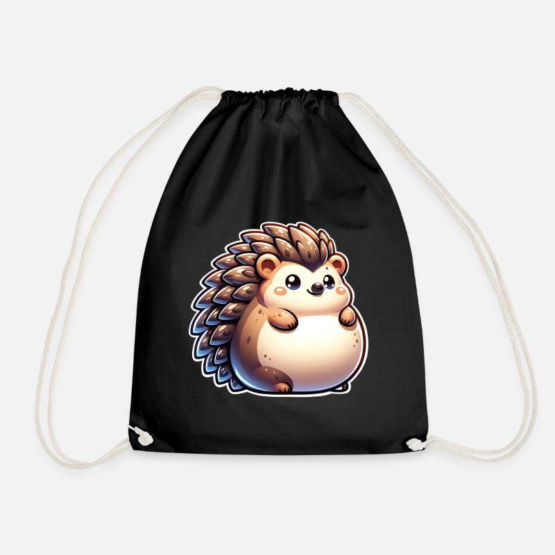 Hérisson - Sac de sport léger - noir