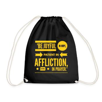 Jesus Jesus Jesus Jesus Holy Spirit Holy Spirit - Drawstring Bag - black - Front