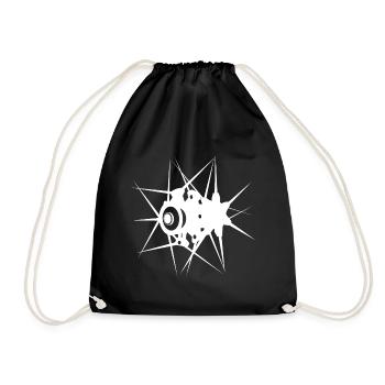 Spoke Bicycle Gift Bicycle Sport - Drawstring Bag - black - Front