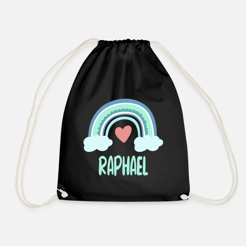 Raphaël Nom Rainbow Baby - Sac de sport léger - noir
