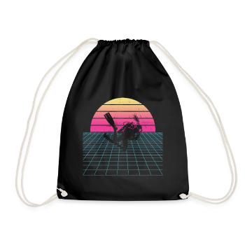 Scuba Diver Diver Plongée sous-marine Scuba Diver - Sac de sport léger - noir - Devant