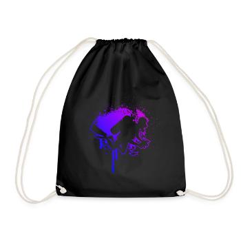 Diver Diving Scuba Diver Scuba Diving - Drawstring Bag - black - Front