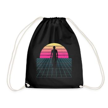 VTT Vélo Vélo Hommes Cyclistes - Sac de sport léger - noir - Devant