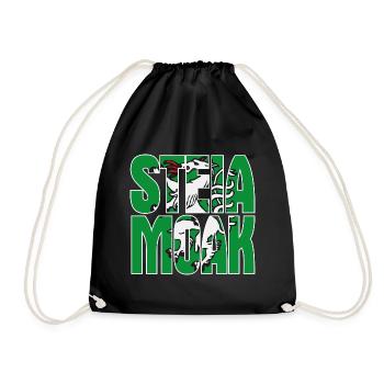 Steiamoak Geschenk Steiermark Wappen Steirer - Turnbeutel - Schwarz - Vorne