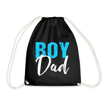 Boy Dad Sohn Vater Papa - Turnbeutel - Schwarz - Vorne