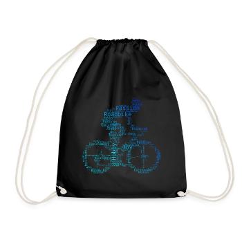 Vélo de route pour hommes Vélo de route pour femmes - Sac de sport léger - noir - Devant