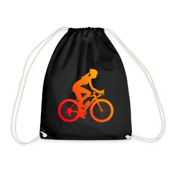 Cyclisme Cycliste Vélo Cyclisme - Sac de sport léger - noir - Devant