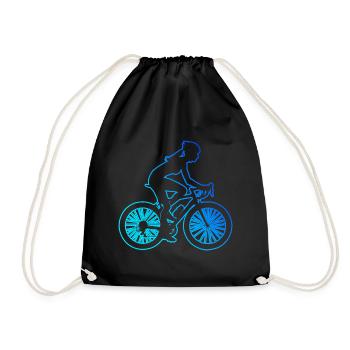 Vélo VTT Vélo Femmes Cyclisme - Sac de sport léger - noir - Devant