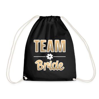 Équipe Bride Bachelorette - Sac de sport léger - noir - Devant