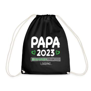 Papa 2023 Chargement - Sac de sport léger - noir - Devant