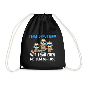 Groom d'équipe - Sac de sport léger - noir - Devant