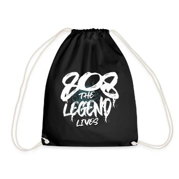 808 Analog SYNTHESIZER Drum Machine - Drawstring Bag - black - Front