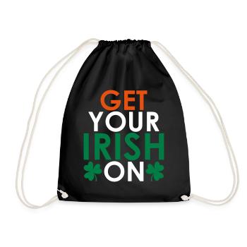 Get your irish on - Turnbeutel - Schwarz - Vorne