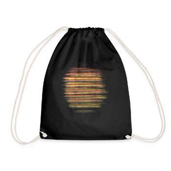 Le soleil vibrant est une excellente mode pour tous les temps. - Sac de sport léger - noir - Devant