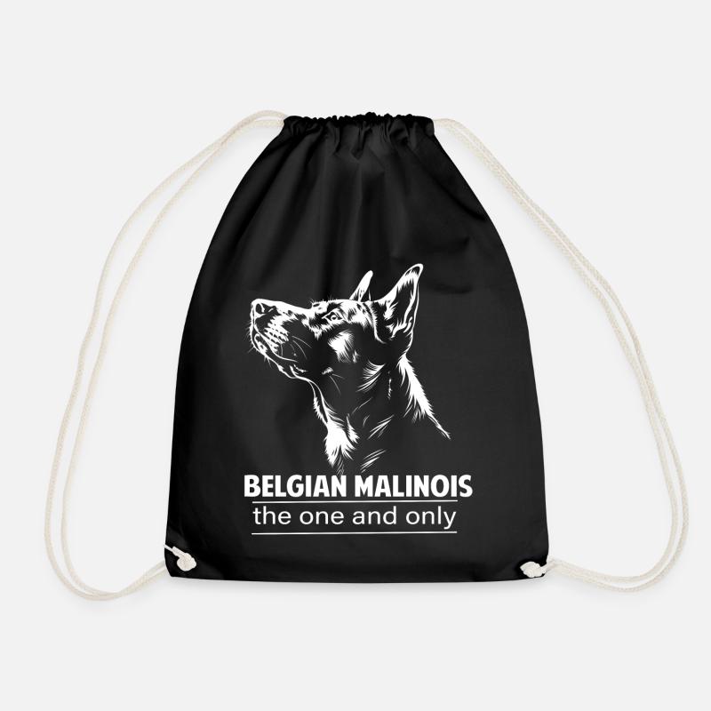 Malinois the one and only - Turnbeutel - Schwarz