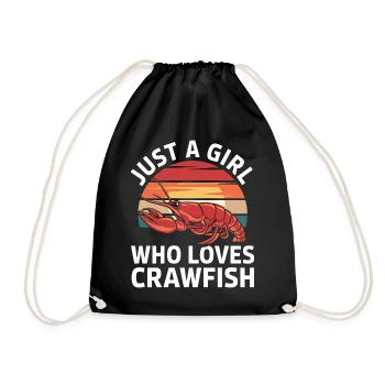 Homards, crabes, crevettes, fruits de mer - Sac de sport léger - noir - Devant