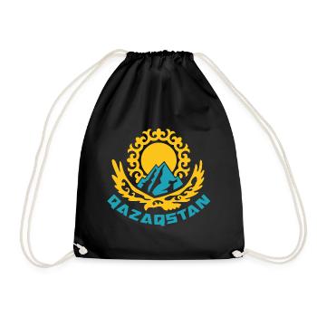 Qazaqstan Cadeau République Kazakhs Kazakh - Sac de sport léger - noir - Devant