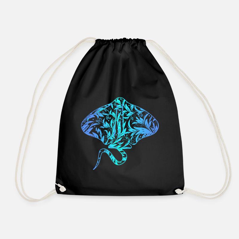 Mantarochen Hawaiianischer Mantarochen-liebhaber - Turnbeutel - Schwarz