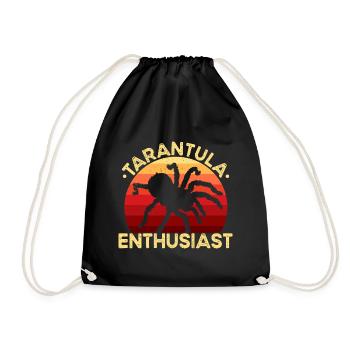 Passionné de tarentule propriétaire d’araignée de compagnie - Sac de sport léger - noir - Devant