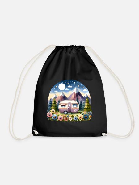 Camping camping-car caravane - Sac de sport léger - noir