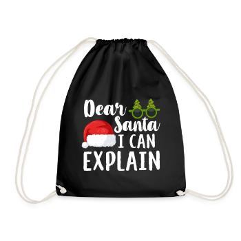 Joyeux Noël Noël Noël - Sac de sport léger - noir - Devant