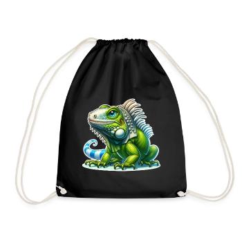 Iguane - Sac de sport léger - noir - Devant