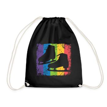 Patinage artistique Patinage artistique Patinage sur glace - Sac de sport léger - noir - Devant