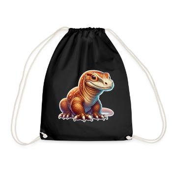 Komodo Dragon - Turnbeutel - Schwarz - Vorne