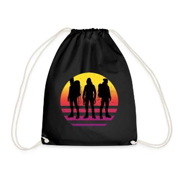 Grimpeur Femmes Hommes Escalade Grimpeur - Sac de sport léger - noir - Devant
