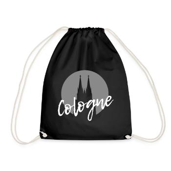 Cologne Cologne | Cathédrale de Cologne Cologne - Sac de sport léger - noir - Devant