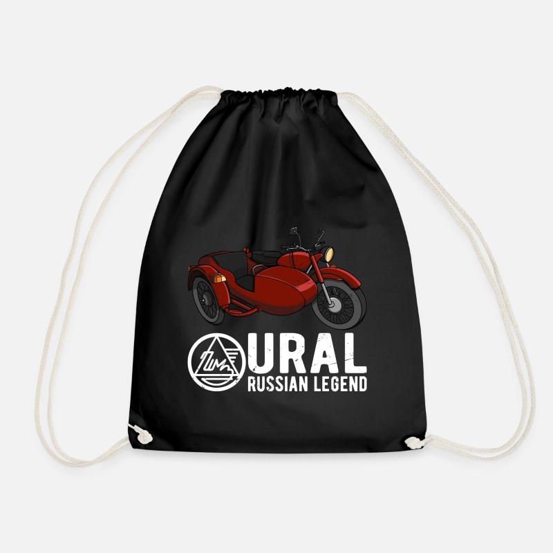 Ural Russian Legend Dnepr USSR Motorrad - Turnbeutel - Schwarz