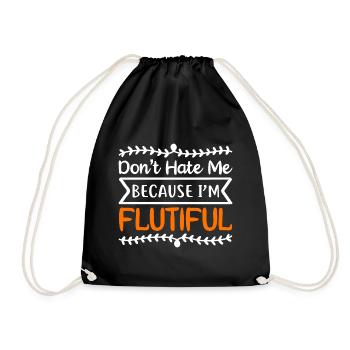 Drôle de flûte flutiful Marching Band - Sac de sport léger - noir - Devant