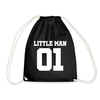 Partner Look Couple Partner Couple Couple Family - Drawstring Bag - black - Front