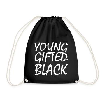 young gifted and black - Sac de sport léger - noir - Devant