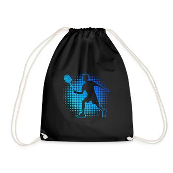 Badminton Women's Squash Badminton Player - Drawstring Bag - black - Front