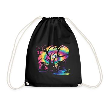 Tap Dancers Tap Dancing Kids Tap Dance - Drawstring Bag - black - Front