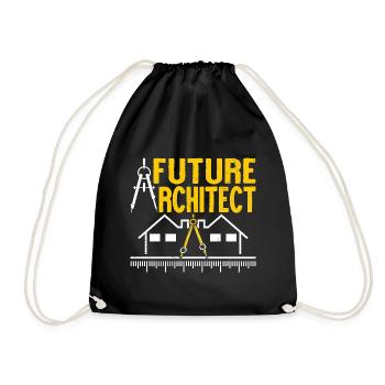 Architecte - Sac de sport léger - noir - Devant