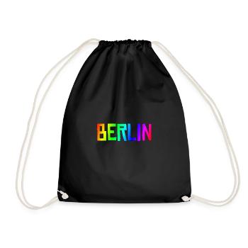 Berlin - Turnbeutel - Schwarz - Vorne