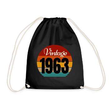millésime 1963 - Sac de sport léger - noir - Devant