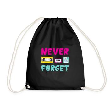 J’ADORE les années 90 - Sac de sport léger - noir - Devant