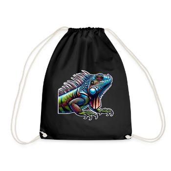 Iguane - Sac de sport léger - noir - Devant
